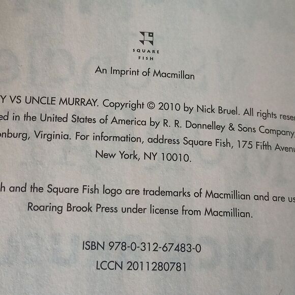 Bad Kitty VS Uncle Murray Graphic Novel Nick Bruel 2010 - Picture 13 of 13